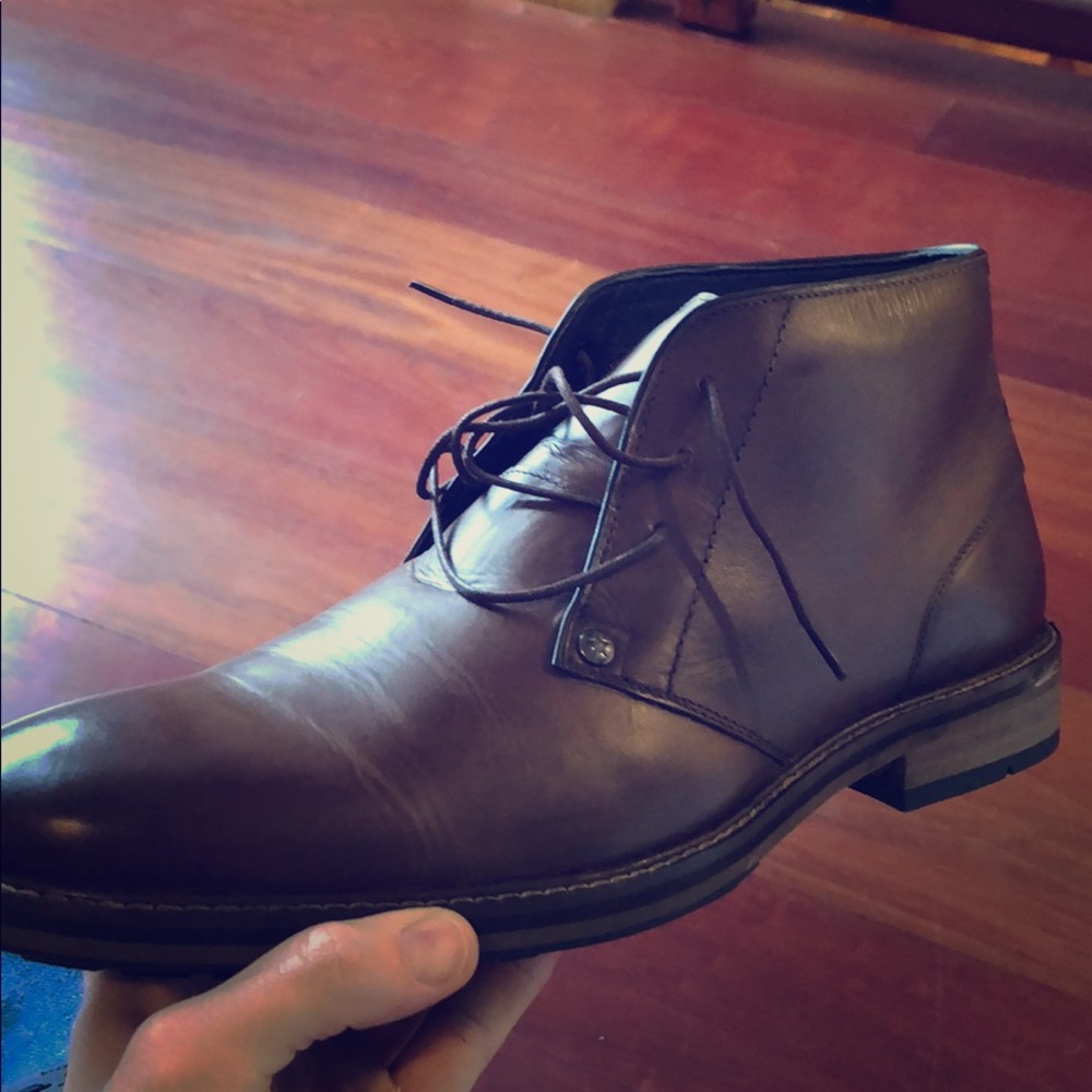 Testosterone Brown leather shoes